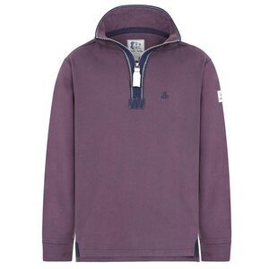 Lazy Jacks Mens Quarter Zip Sweatshirt / Grape